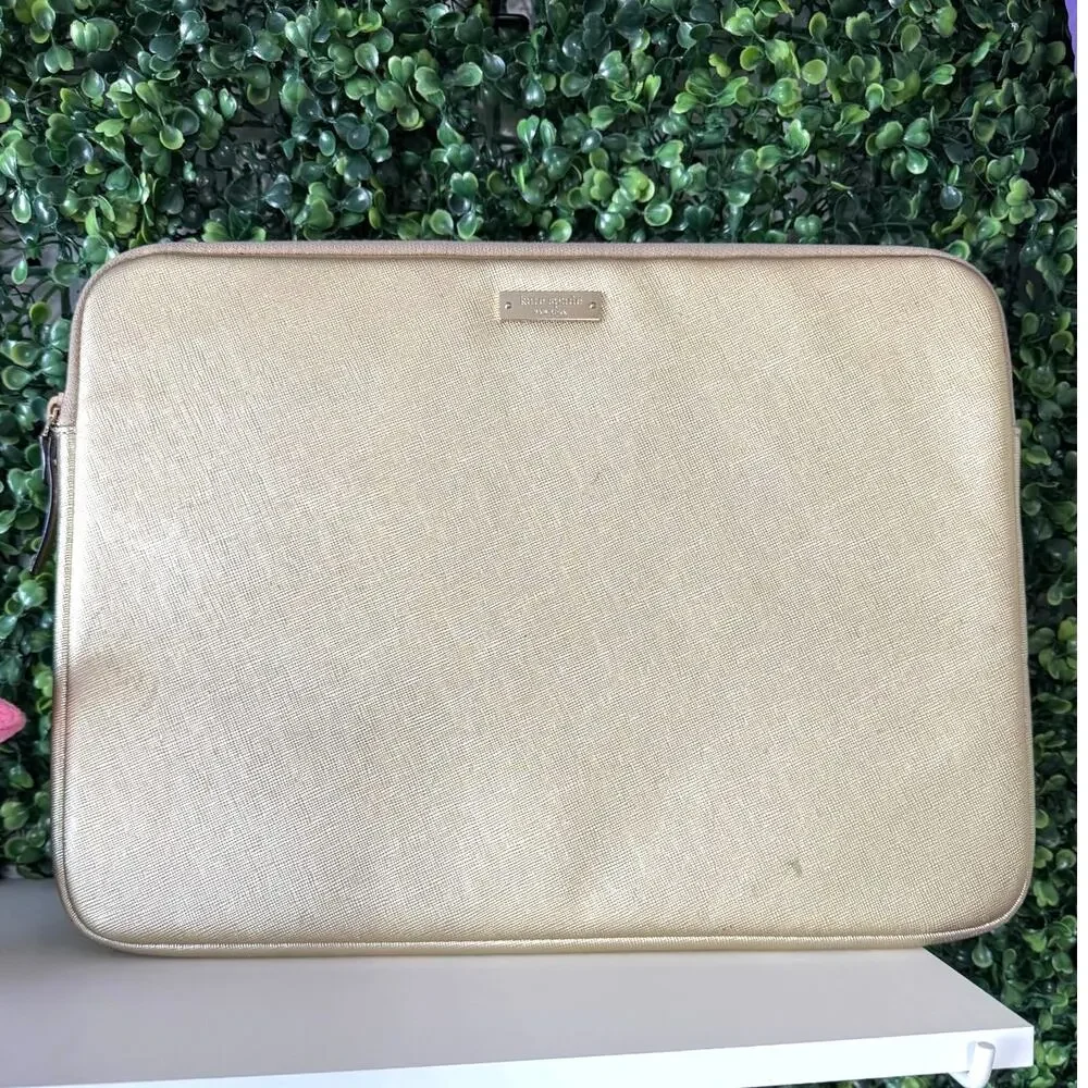 Kate Spade New York Gold Laptop Sleeve Case
